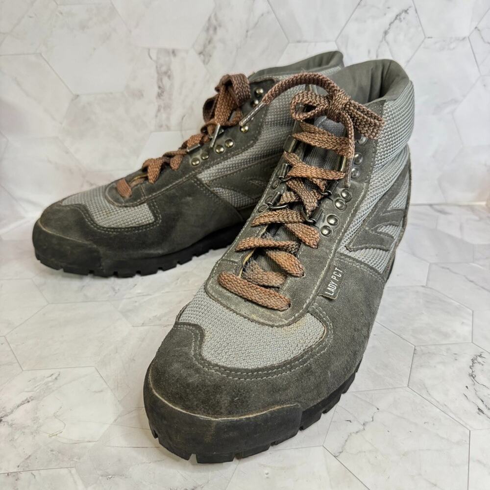 Vtg Hi-Tec Lady PCT Womens Size 9.5 Gray Hiking Boots 90s Pacific Crest Trail